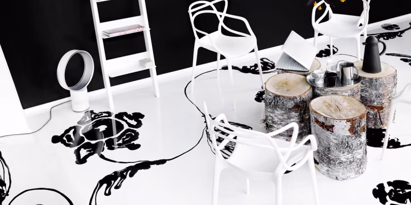 Designgulv - Frihåndsmønster